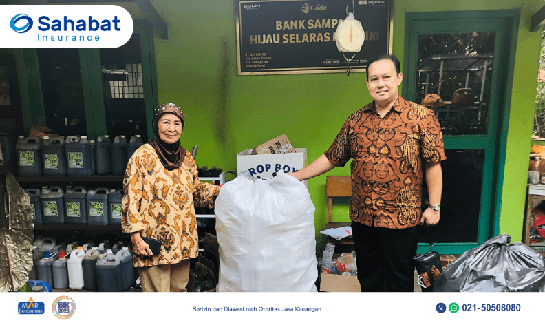 Sahabat Insurance Dukung Pengelolaan Sampah Berkelanjutan Melalui Program CSR Sahabat Peduli Lingkungan