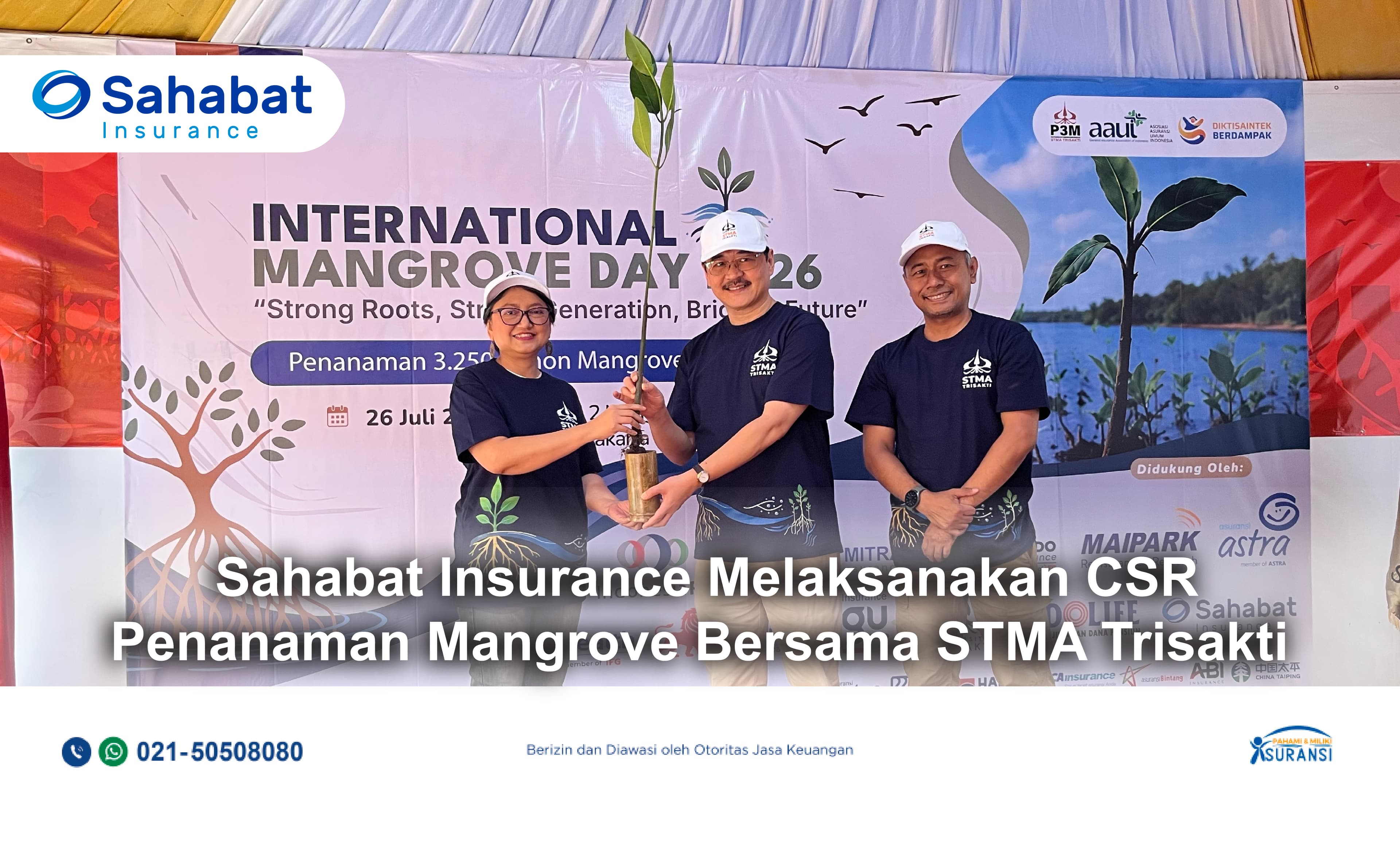 Sahabat Insurance Tanam Bibit Mangrove untuk Peringati Hari Mangrove Internasional 2026