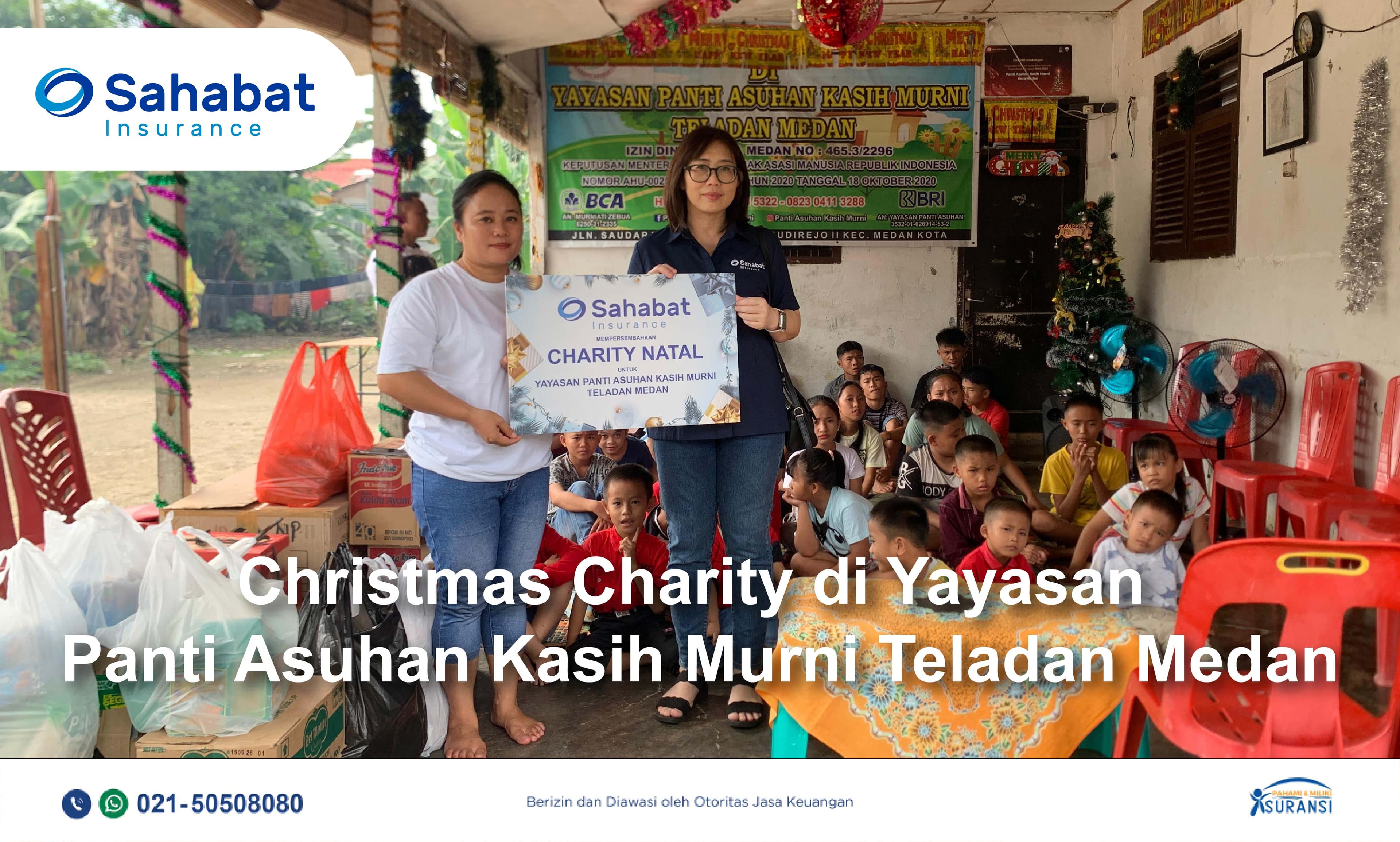 Charity Berbagi kasih Natal Bersama Sahabat Insurance Medan