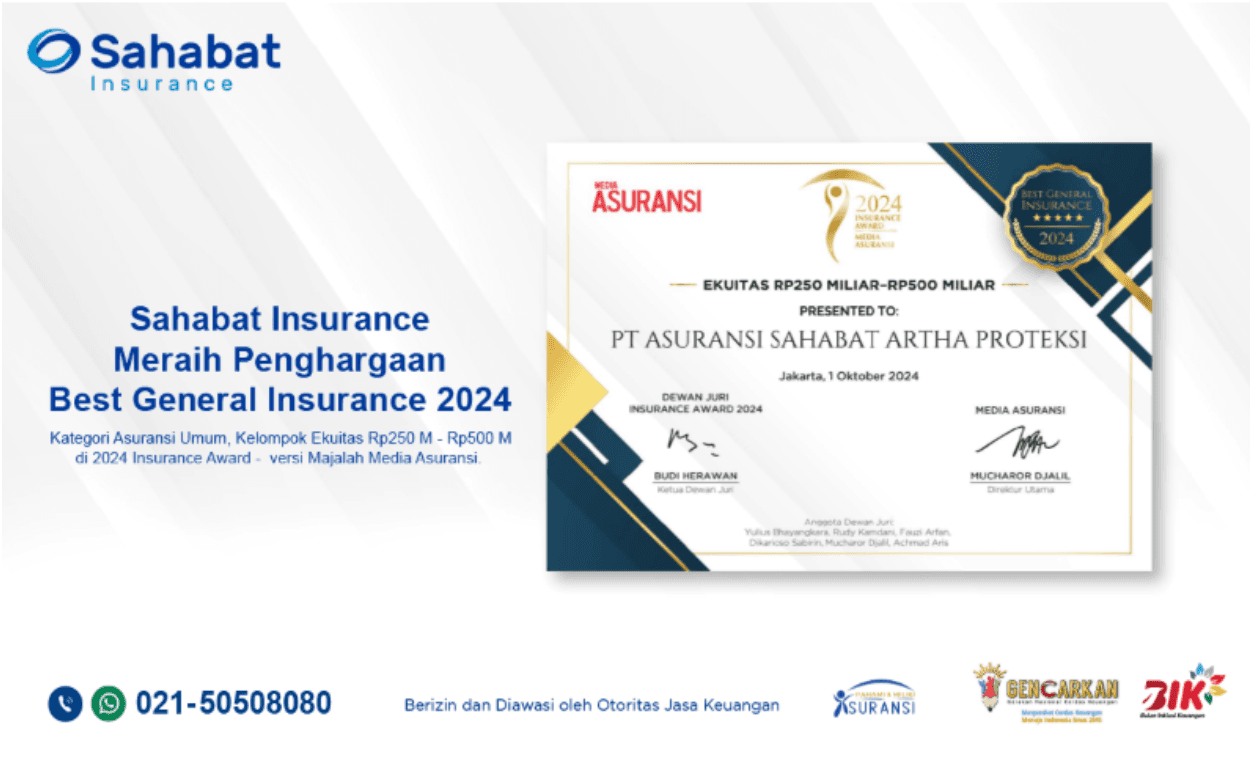 Sahabat Insurance Raih Media Asuransi Awards 2024