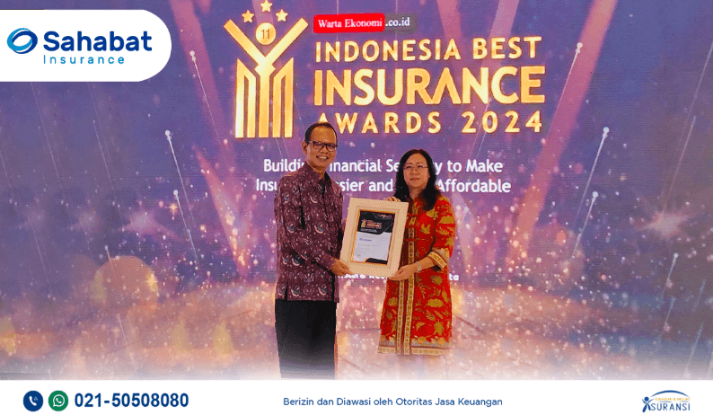 Sahabat Insurance Raih Indonesia Best Insurance Awards 2024 dari Warta Ekonomi