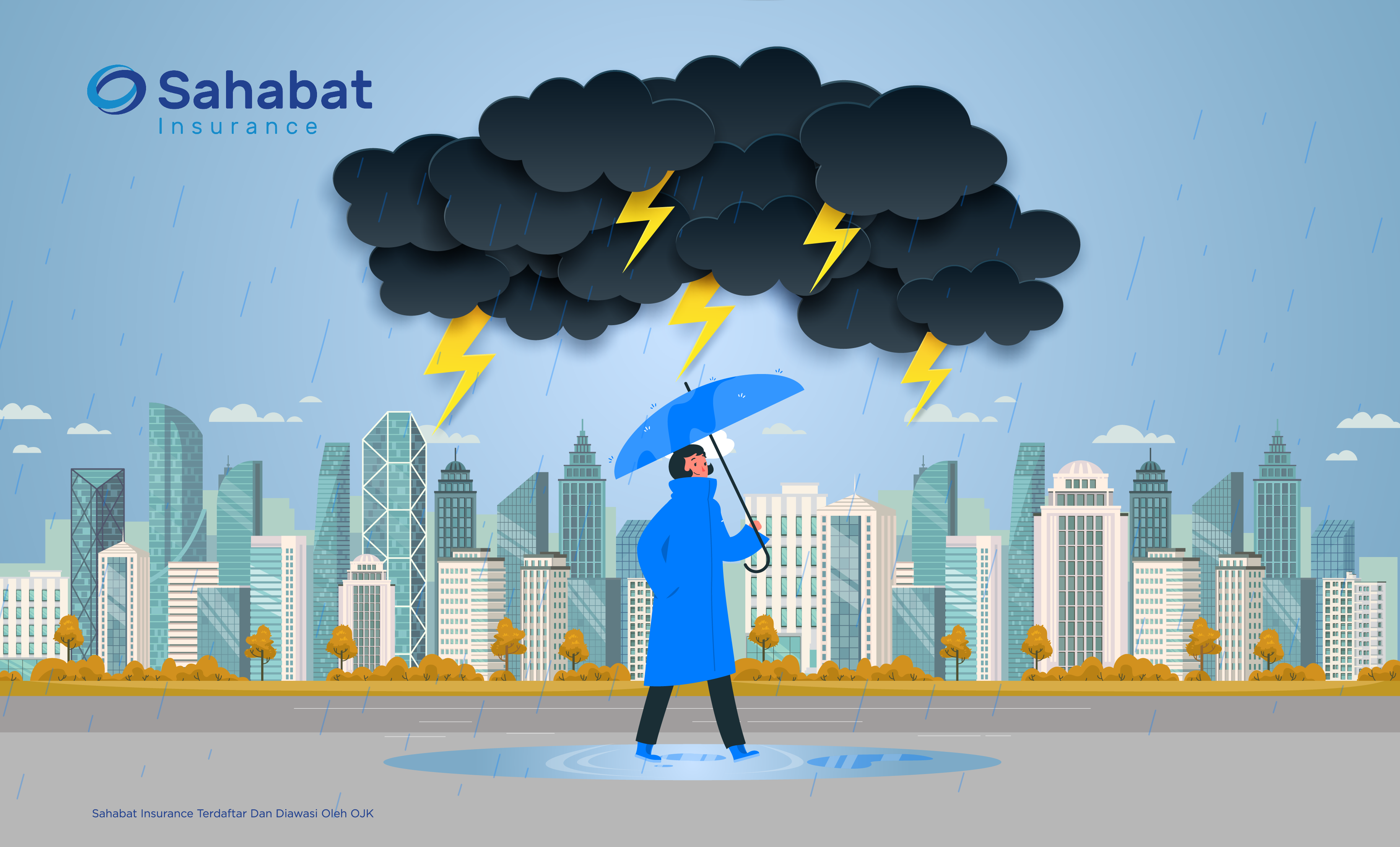 Safety Tips For Walking In The Rain | Sahabat Insurance | Solusi ...